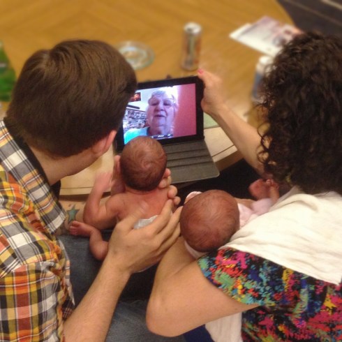facetime with great grandma dot