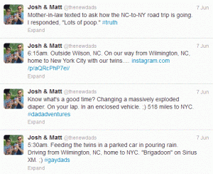 tweets from roadtrip